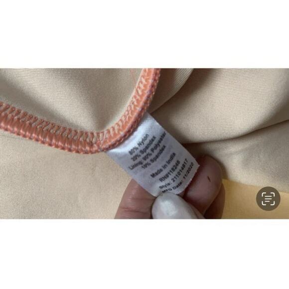 Cabana Life Talbots Pink Halter One Piece Halter Pink Sunrise Plaid Swimsuit Lg - Picture 6 of 7